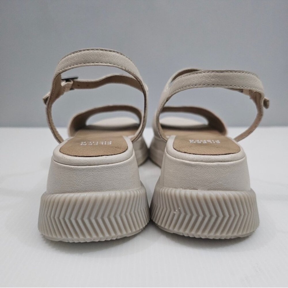 Eileen Fisher Ario Leather Wedge Sandals 8 - Picture 6 of 11
